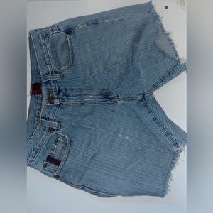 Curve Light wash denim Jorts